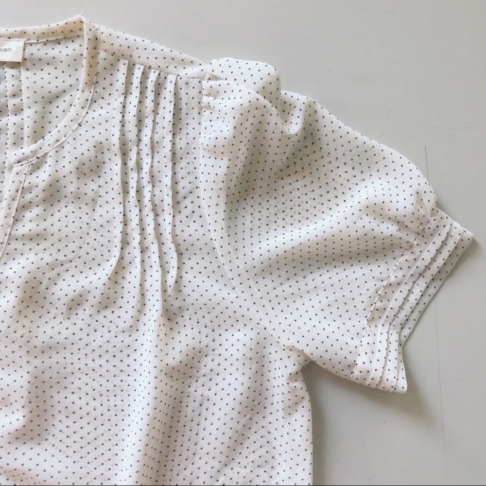 Urban Outfitters Polka Dotted Chiffon Blouse